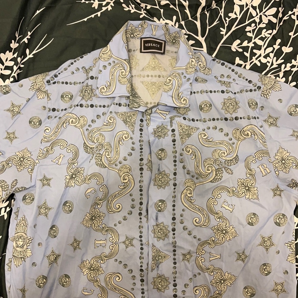 Versace Boys Button Down Size 12